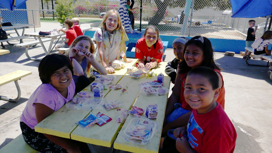 Lunch at the Boys & Girls Club of Vista