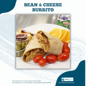 Bean and cheese burrito